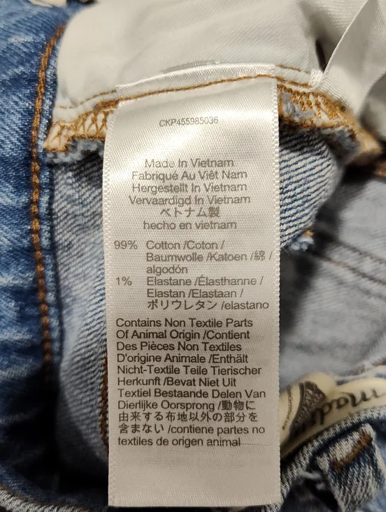 Madewell Women's The Perfect Vintage Jean Mid Rise Med Indigo Wash Jeans, 23P - Picture 12 of 13